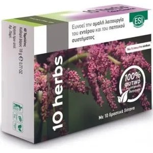 ESI 10 Herbs Colon Cleanse 40 Tabs