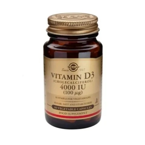 Solgar Vitamin D3 4000 IU 60 Vegan Κάψουλες