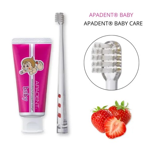 Apadent Baby Toothpaste Strawberry Παιδική Οδοντόκρεμα 55G