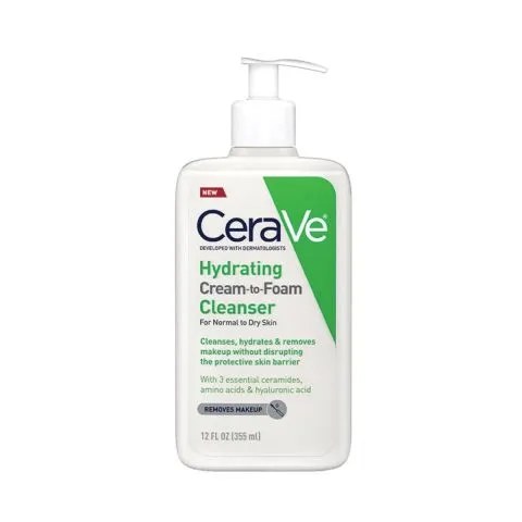 CeraVe Hydrating Cream-to-Foam Cleanser 236ml