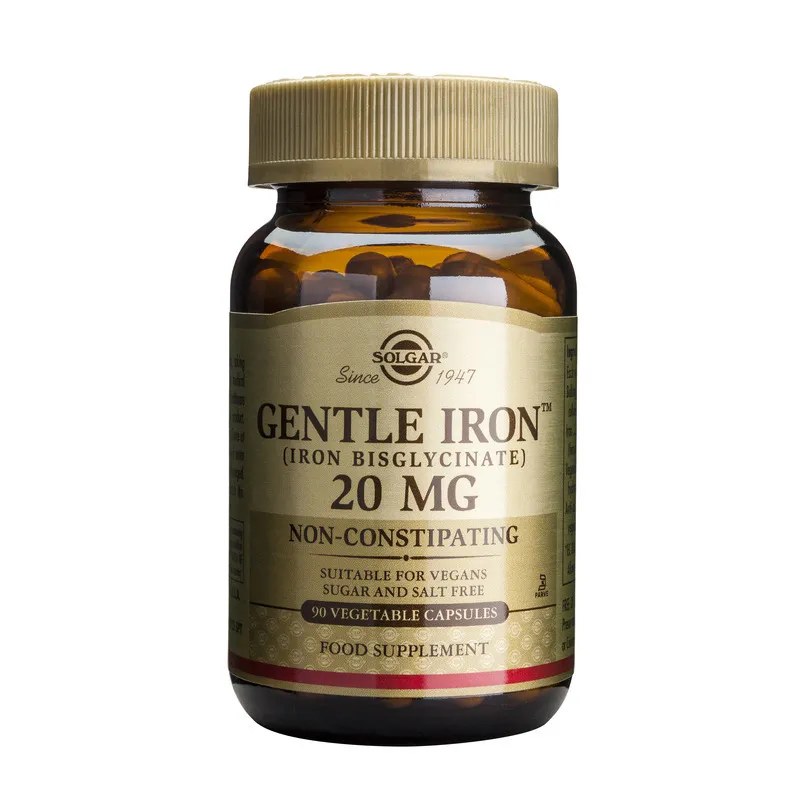 Solgar Gentle Iron 20mg 90 Κάψουλες